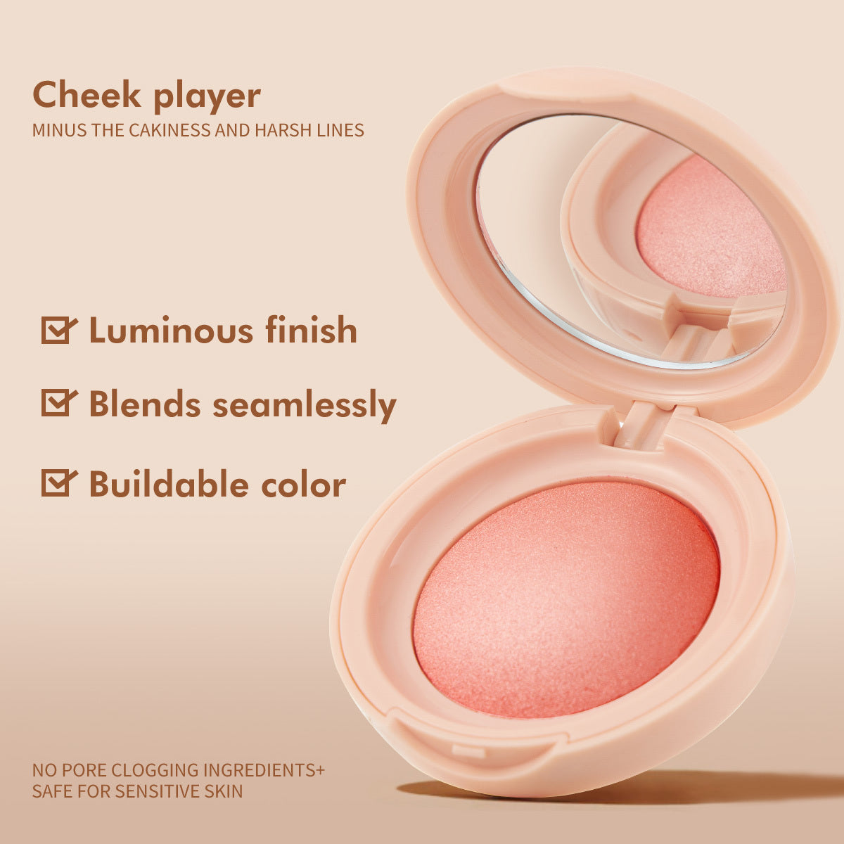 PHOFAY Luminous Powder Blush