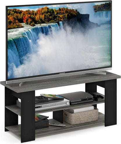 Nelly Entertainment Center TV Stand Short  Dark Walnut