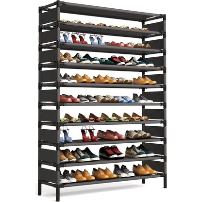 Multi-layer storage Rack, Large Capacity Organizer, bedroom furniture Shoe Shelf for 50 Pair, Book shelf, Versatile usage